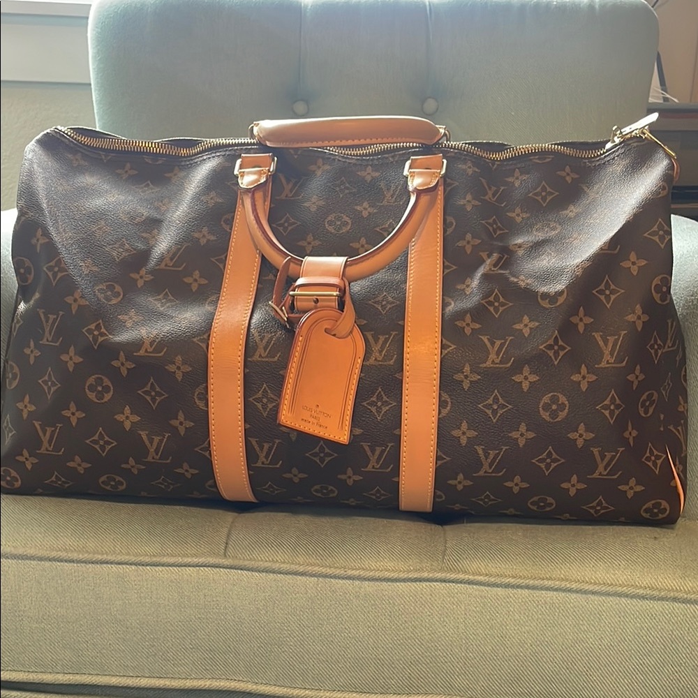 Authentic Louis Vuitton keepall travel tote
